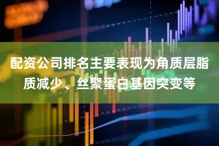 配资公司排名主要表现为角质层脂质减少、丝聚蛋白基因突变等